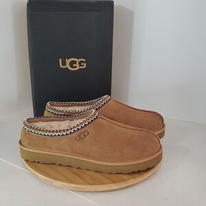 UGG Tasman Slipper Men's US 12 Chestnut Suede Wool NEW